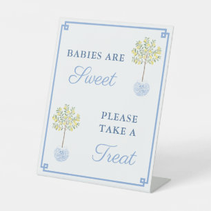 Signe De Table Citronnier Prenez Un Baby shower De Traiteur Favor