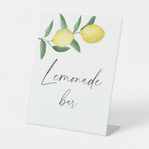 Signe De Table Citrons - Poster des boissons