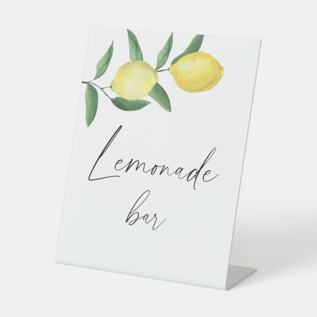 Signe De Table Citrons - Poster des boissons (Recto)