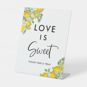 Signe De Table Citrus Citron Jaune Thème L'Amour C'Est Des Soins