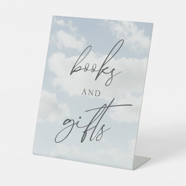 Signe De Table Cloud Neuf Thème Cloud 9 Livres et Cadeaux (Recto)