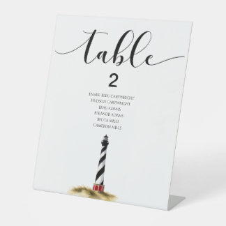 Signe De Table Coastal Table Signs