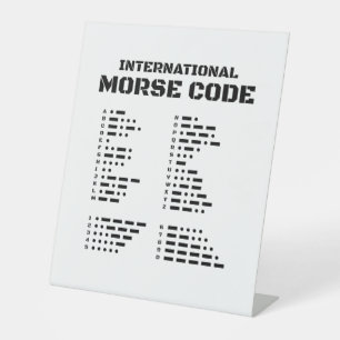 Signe De Table Code Morse International