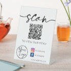 Code QR Réseaux Sociaux Blanc