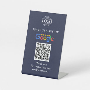 Signe De Table Code QR simple personnalisé pour les avis Google a