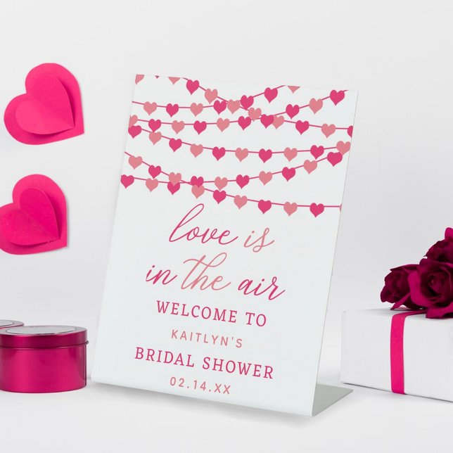 Signe De Table Cœur d'amour de corde suspendue Bienvenue à la bab (Créateur téléchargé)