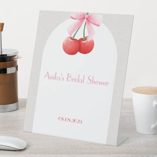 Signe De Table collection de nuptiale cerise rose (In SItu)