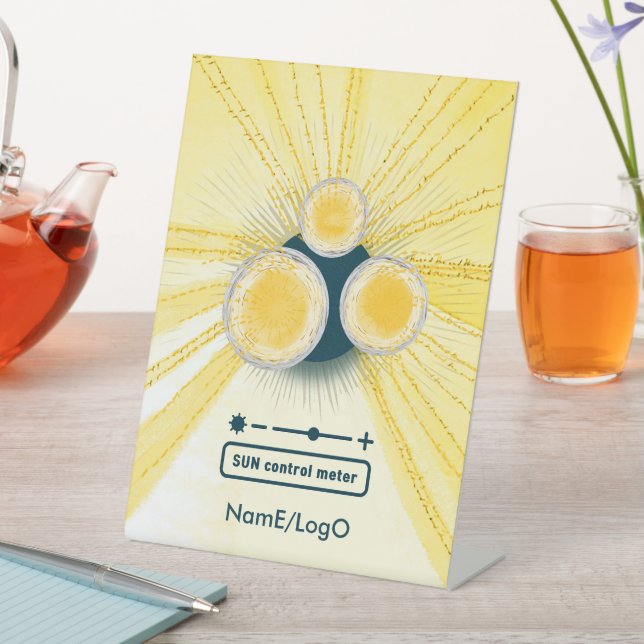 Signe De Table compteur de contrôle objet_3_sun (In SItu)