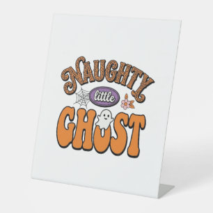 Signe De Table Conception de chemise Halloween vintage de petit f