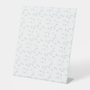 Signe De Table conception horizontale Seize