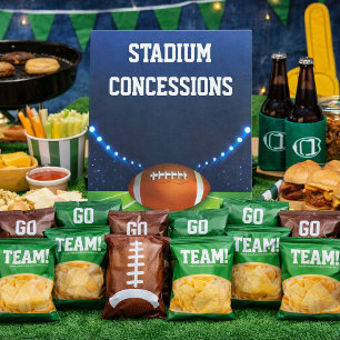 Signe De Table Concessions du Stade de Football Stadium Lights