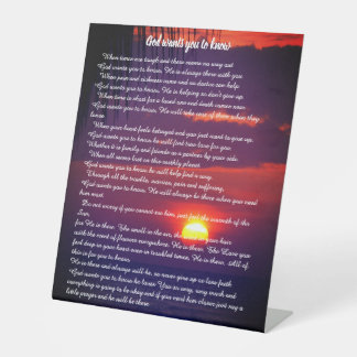 Signe De Table Connaître Dieu