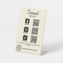 Connectez-vous avec nous Social Media Code QR