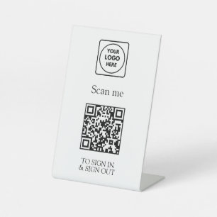 Signe De Table Connexion personnalisée par QR   Enregistrement de