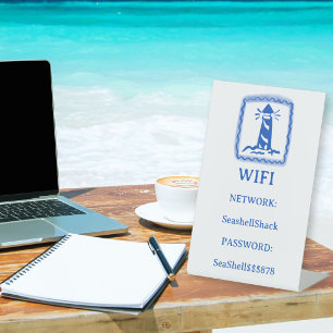 Signe De Table Connexion WIFI Location de vacances Lighthouse Bea