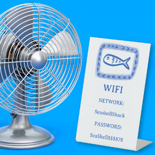 Signe De Table Connexion WIFI Location de vacances Poisson Plage