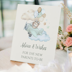 Signe De Table Conseils et vœux pour une baby shower Teddy Bear