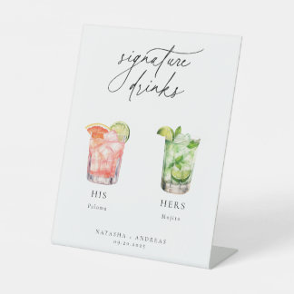 Signe De Table Contemporary Cocktails Signature Drinks