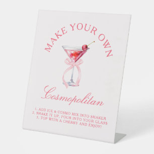 Signe De Table Cosmopolitan Bar Coquette Cerises Enterrement de V