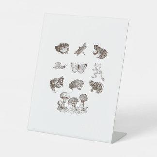 Signe De Table Cottagecore Aesthetic Mushroom Academia Frog Gobli