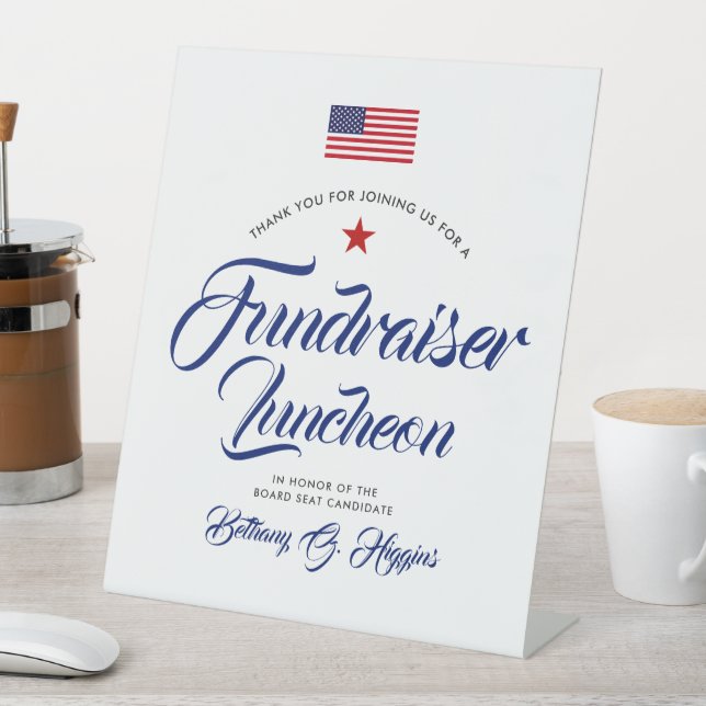 Signe De Table Couleurs patriotiques Thème politique |  (In SItu)