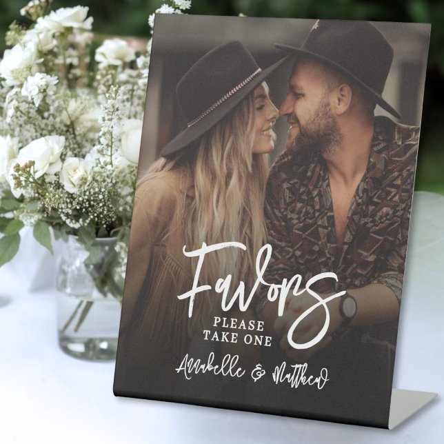 Signe De Table Create Your Own Photo Wedding Favor Table Sign (Create Your Own Photo Wedding Favor Table Sign)