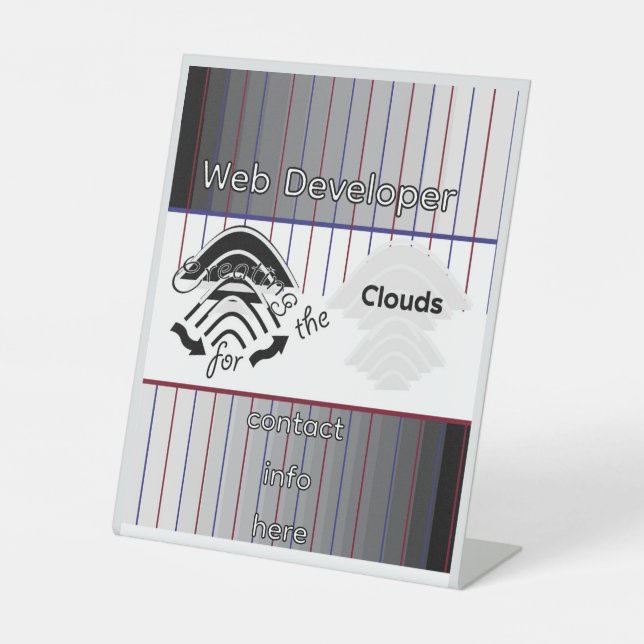 Signe De Table Creating Pedestal Sign (Recto)