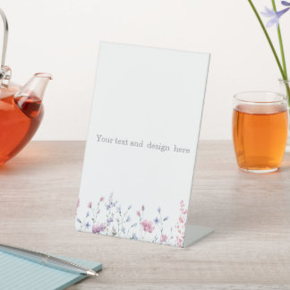 Signe De Table créez votre propre blanc personnalisable