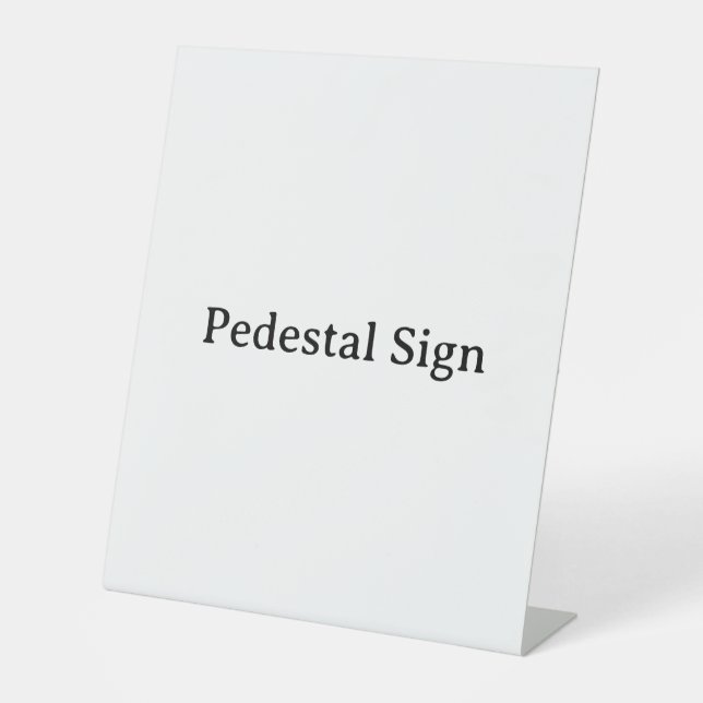 Signe De Table Créez votre propre enseigne personnalisée simple e (Recto)
