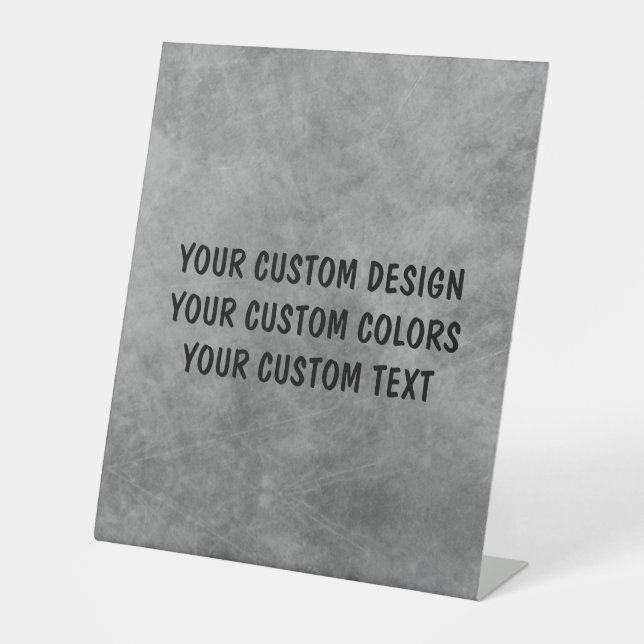 Signe De Table Créez votre propre personnalisation personnalisée (Recto)
