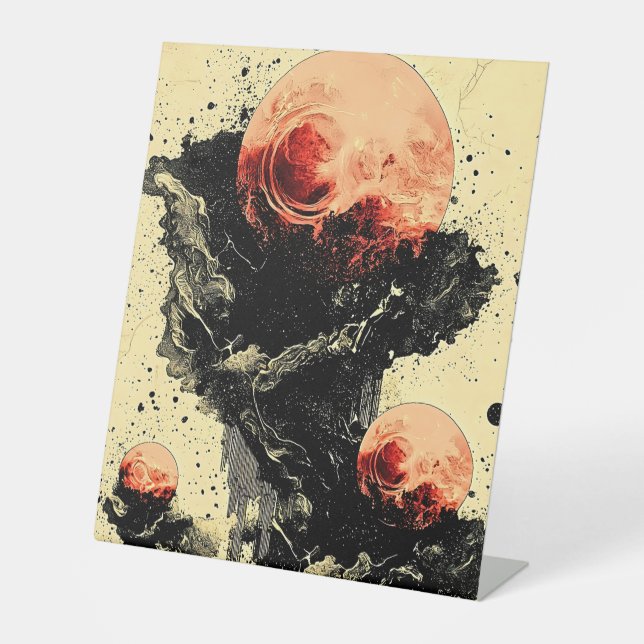 Signe De Table Crimson Moons Ascend (Recto)