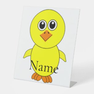 Signe De Table Cute Chick Thunder_Cove