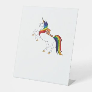 Signe De Table Cute Kawaii Enfants Unicorn Red Panda Lover T-shir