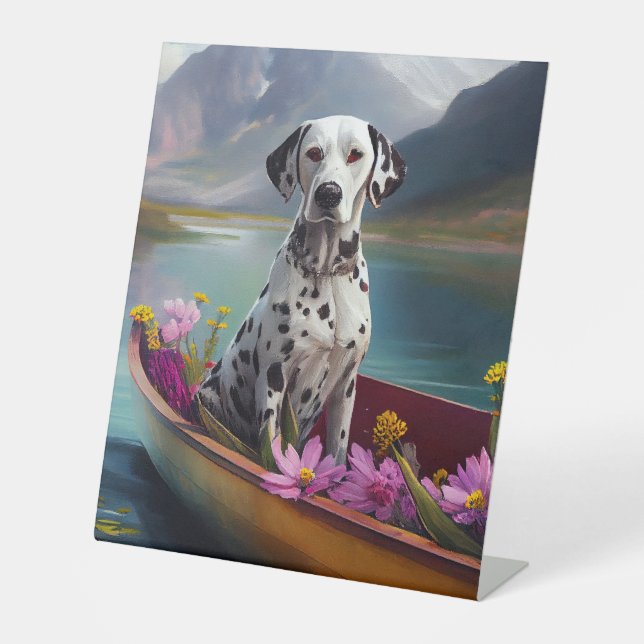 Signe De Table Dalmatien à la pagaie : une aventure Pittoresque (Recto)