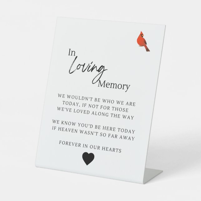 Signe De Table Dans la mémoire aimante (Recto)