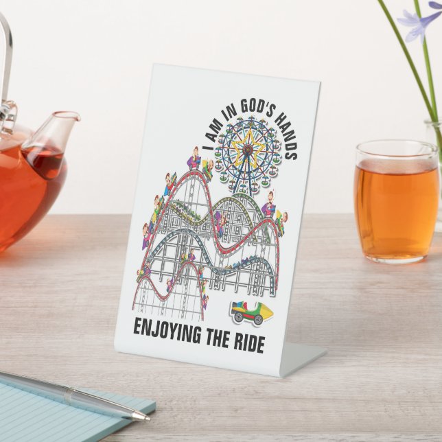 SIGNE DE TABLE DANS LES MAINS DE DIEU (In SItu)