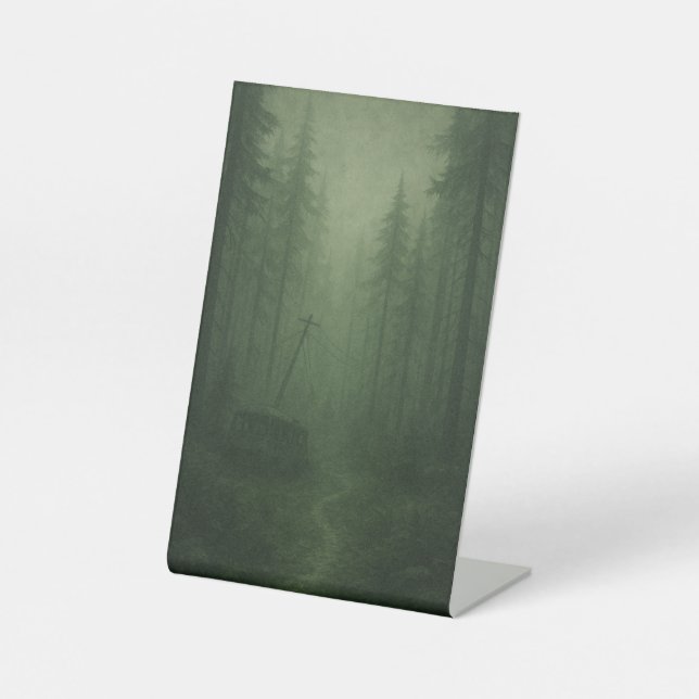 Signe De Table Dark Forest banner (Recto)