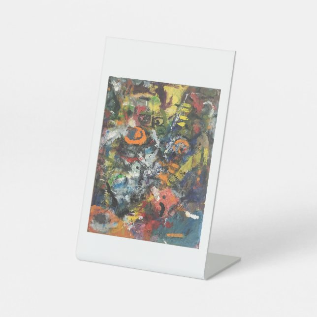 Signe De Table Déesse plumée Abstraite Hankamer Artjunkhaus (Recto)