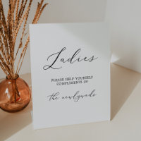 Délicate Black Calligraphy Dames Salle de bain