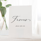 Delicate Noir Calligraphie Faveurs mariage