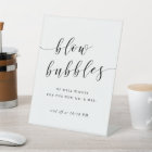 Départ de mariage avec bulles de calligraphie mode