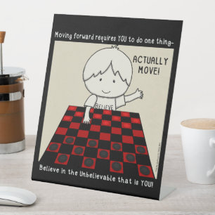 Signe De Table Déplacer