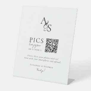 Signe De Table Des photos ! Photo, QR-Code, Mariage