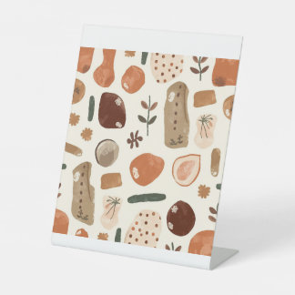 Signe De Table Design Artistique Moderne Élégant Minimal Boho