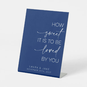 Signe De Table Dessert Table Sign - How Sweet It Is To Be Loved