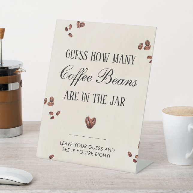 Signe De Table Devinez combien d'amour brasse Fête des mariées je (In SItu)