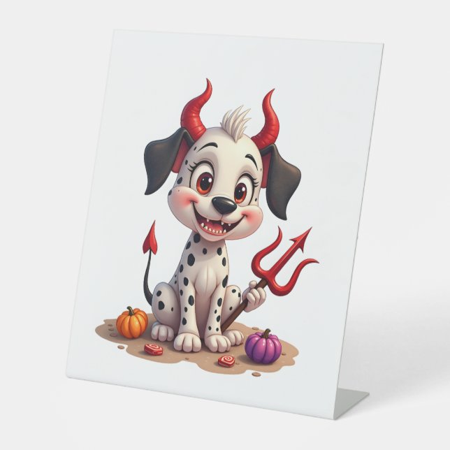 Signe De Table Diable Dalmatie mal (Recto)