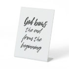 Dieu connaît la fin - affiche