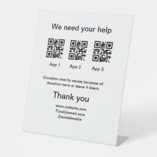 Signe De Table Donation Collection conseil pot ajouter votre q r