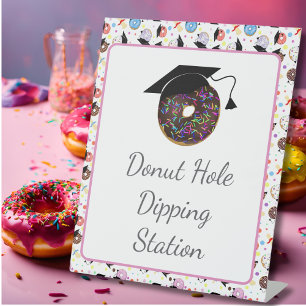 Signe De Table Donuts et degrés Graduation Donut Dipping